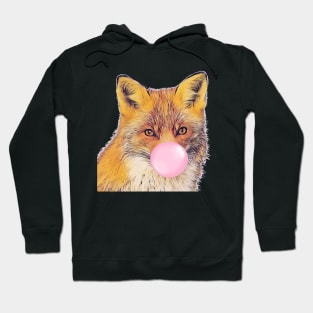 Bubble gum Fox Hoodie